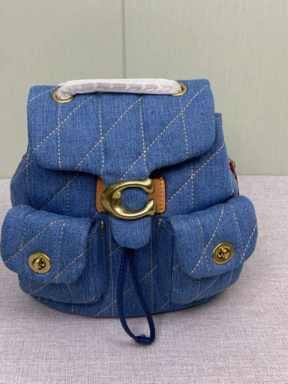 Coach denim antique